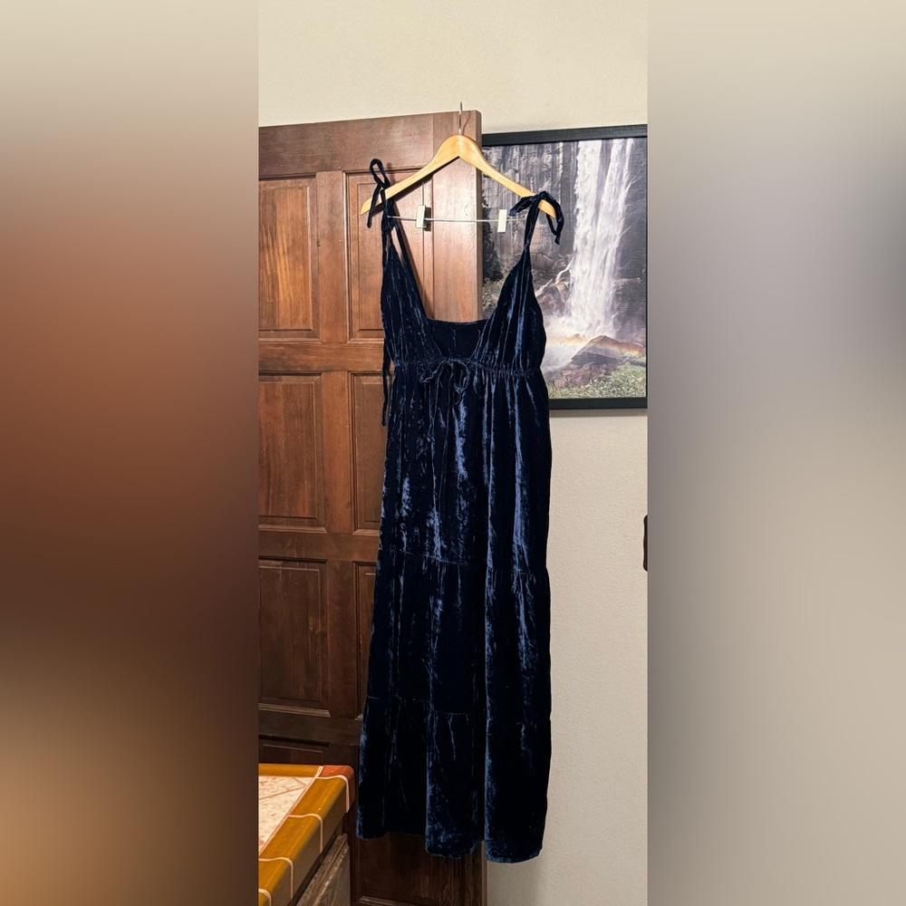 Velour Maxi Dress